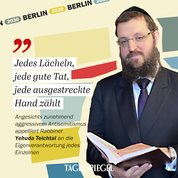 Berlin 2030 – Visionen für die Hauptstadt mit Yehuda Teichtal