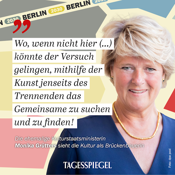 Berlin 2030 – Visionen für die Hauptstadt mit Monika Grütters