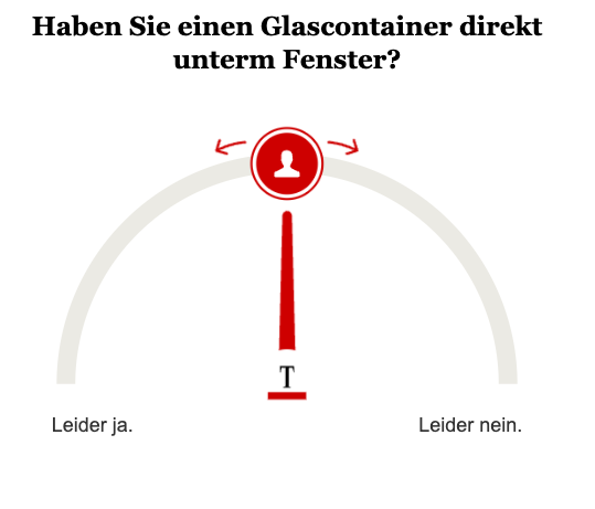 Opinary: Haben Sie einen Glascontainer direkt unterm Fenster?
